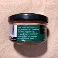 Wildgenuss - Leberpastete mit Hirschfleisch und Wild-Preiselbeeren, 150g-Glas