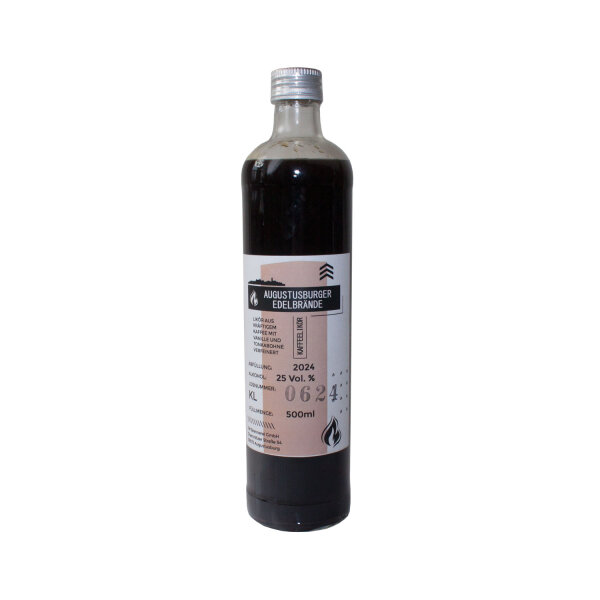 Augustusburger Edelbrände - Kaffee-Likör (Mokka-Likör), 25 % Vol. 500ml