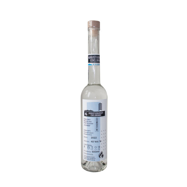 Augustusburger Edelbrände - Zwetschgenwasser (Pflaumenbrand), 40% Vol. 500ml