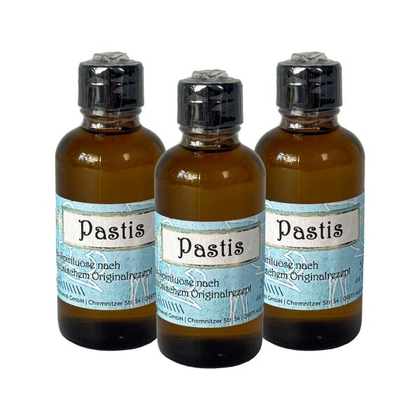 Augustusburger Edelbrände - Pastis (Anis-Spirituose), 44 % Vol. 3x 50 ml-Set