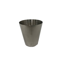 Augustusburger Edelbrände - 4er-Set stapelbare Edelstahl-Becher mit Tasche, 30ml