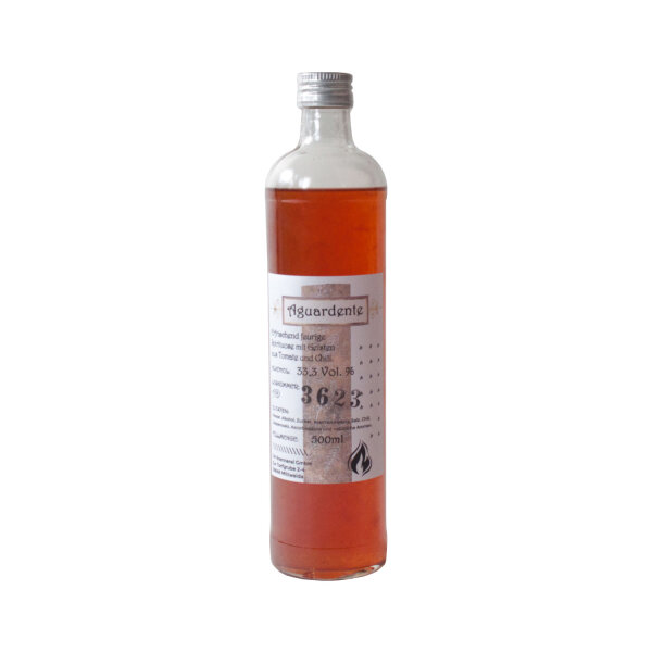 Augustusburger Edelbrände - Aguardente (Chili-Spirituose) - 33,3% Vol. 500 ml